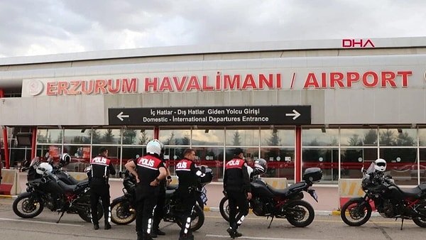 TRT Haber'e konuşan Erzurum Valisi Mustafa Çiftçi, Erzurum hava sahasının uçuşlara kapatıldığını duyurdu. Çiftçi, "Havada bomba ihbarı yapınca Vistara Hava Yolu'na ait olan uçak ilk önce Ordu Havaalanı'na inmek istiyor. Fakat orada da bir tadilat çalışması olduğundan dolayı Trabzon'a yönlendiriyorlar. Orada da hava trafiği yoğun olduğundan dolayı Erzurum'a inişlerini veriliyor" dedi.