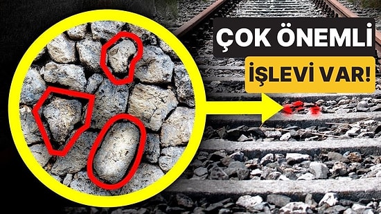 Tren Raylarının Altında Hep Aynı Tip Taş Olmasının 40 Yıl Düşünseniz Aklınıza Gelmeyecek Sebebi