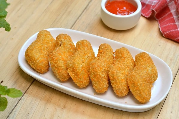 7. Ev Yapımı Tavuk Nugget ve Patates