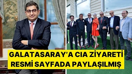 Sezgin Baran Korkmaz'ın Anlattığı Galatasaray - CIA Ziyareti Gizli Değil Resmi Sayfada Paylaşılmış