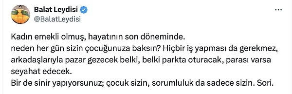 "Sorumluluk sadece sizin" diyen kullanıcıya yorumlar gecikmedi.