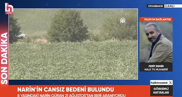 Halk TV muhabiri Ferit Demir canlı yayında söylediği sözlerle dikkat çekti.