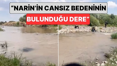 Olay Yerinde Bulunan Emrullah Erdinç Narin Güran'ın Cansız Bedeninin Bulunduğu Dereyi Görüntüledi