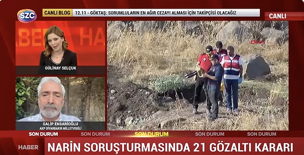 Ensarioğlu ayrıca şu ifadelerde bulundu: "1-2 gün sabretmek iyi olacak. Bilen bilmeyen herkes yorum yapıyor haklı da olsalar soruşturmanın sürecine zarar verebiliriz hem de az bir ihtimal de olsa suçsuz birilerine çok ağır ithamlarda da bulunabiliriz. Bunları uzmanlarına bıraksak ekiplere bıraksak daha iyi olacak"