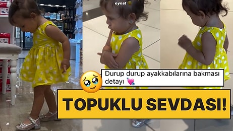 Topuklu Ayakkabı Görünce Ayağından Çıkarmayan Tatlı Kız Kalpleri Eritti