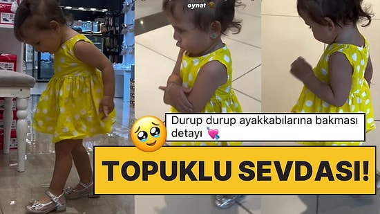 Topuklu Ayakkabı Görünce Ayağından Çıkarmayan Tatlı Kız Kalpleri Eritti