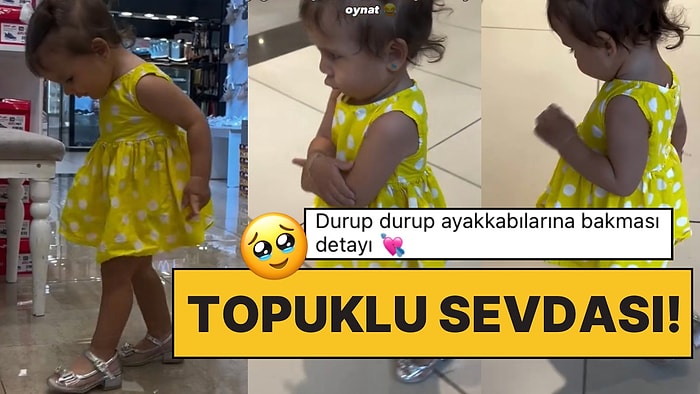 Topuklu Ayakkabı Görünce Ayağından Çıkarmayan Tatlı Kız Kalpleri Eritti