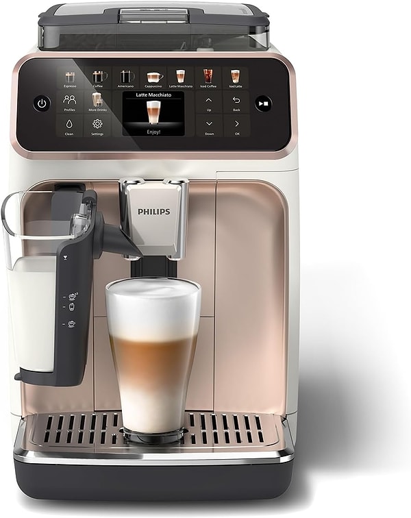 9. Philips EP5543/80 Tam Otomatik LatteGo Espresso Makinesi