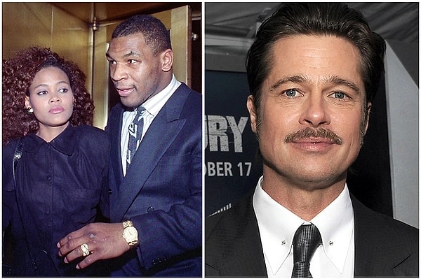 1. Brad Pitt - Mike Tyson