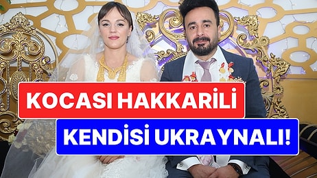 Kocası Hakkarili Kendisi Ukraynalı: Bir Yıl Önce Antalya'da Tanışan Çiftin Düğünü Tam 48 Saat Sürdü!