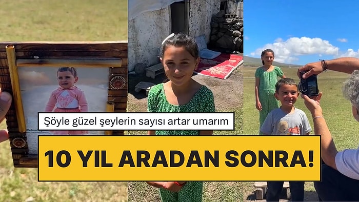 10 Yıl Önce Fotoğrafını Çektiği Kız Çocuğunu Yeniden Ziyaret Eden Fotoğrafçı Hepimize Tebessüm Ettirdi