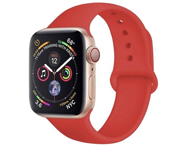 KNY 2125205335 Apple Watch 38 MM Renkli Silikon Kayışı