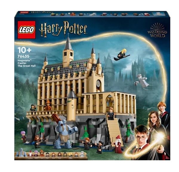 3. LEGO Harry Potter# Hogwarts# Şatosu: Büyük Salon 76435 # 10 Yaş ve Üzeri Harry Potter Hayranları İçin Koleksiyonluk Yaratıcı Oyuncak Yapım Seti (1732 Parça)