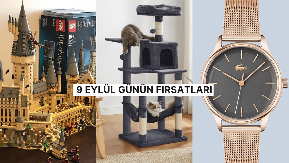 Bugün İndirimde Neler Var? Lacoste Kol Saatinden Harry Potter LEGO Setlerine 9 Eylül 2024 Günün Fırsatları