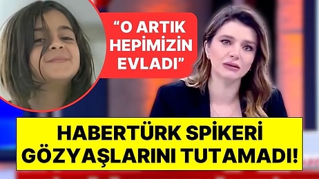 Habertürk Spikeri Sena Alkan, Narin'in Cenaze Haberini Verirken Gözyaşlarını Tutamadı