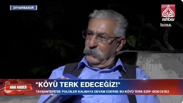 Ancak konuşmasında sert ve tehditkar ifadeler bulunuyordu.