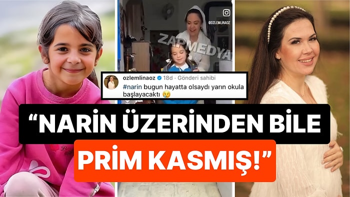 Kayıp Narin'in Acı Ölümüne Kızıyla İlk Okul Günü Videosuyla Üzülen Özlem Öz'ün Paylaşımı İnsanlık Sorgulattı!