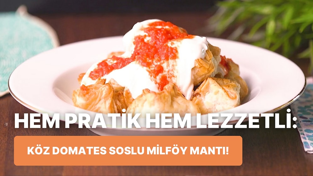 Philips Çift Hazneli Airfryer'da Köz Domates Soslu Milföy Mantı Nasıl Yapılır?