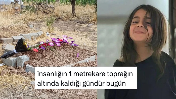 Toprağa Verilen Narin'in Mezarı Sosyal Medyanın Gündeminde