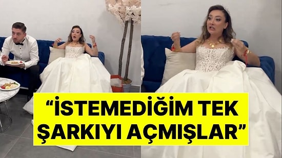 Düğününde 'Cart Curt' Parçası Çalan Gelin İsyan Etti! "İstemediğim Tek Şarkıyı Açmışlar"