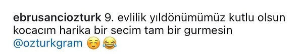 Ebru Şancı Öztürk'ün paylaşımına düştüğü not ise bu şekilde👇