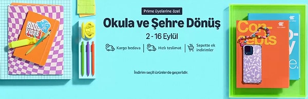 Amazonda Okula ve Şehre Dönüş kampanyasında bugün hangi indirimler var? İnceliyoruz...