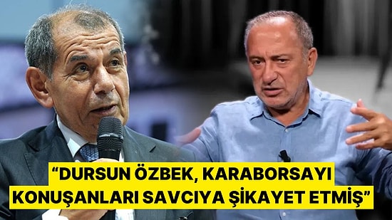 Fatih Altaylı'dan Galatasaray'la İlgili İddia: Dursun Bey, Savcıya Karaborsa Haberi Yapanları Şikayet Etmiş