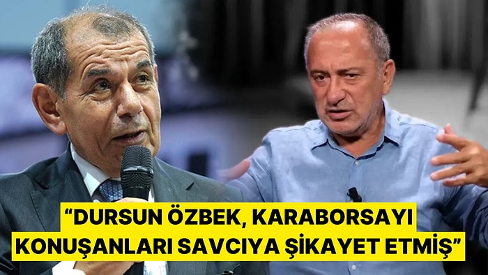 Fatih Altaylı'dan Galatasaray'la İlgili İddia: Dursun Bey, Savcıya Karaborsa Haberi Yapanları Şikayet Etmiş