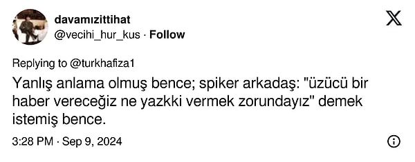 Bazıları ise "Yanlış anlaşılma olmuş" diyerek aslında gündemin ne kadar üzücü olduğuna dikkat çektiğini belirtti.