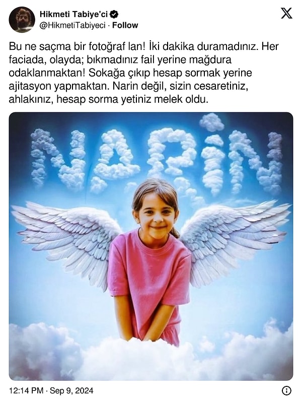 Narin Güran cinayetinin ardından yüz binlerce paylaşım geldi. Pek çoğu da sosyal medyada rahatsızlık yarattı.