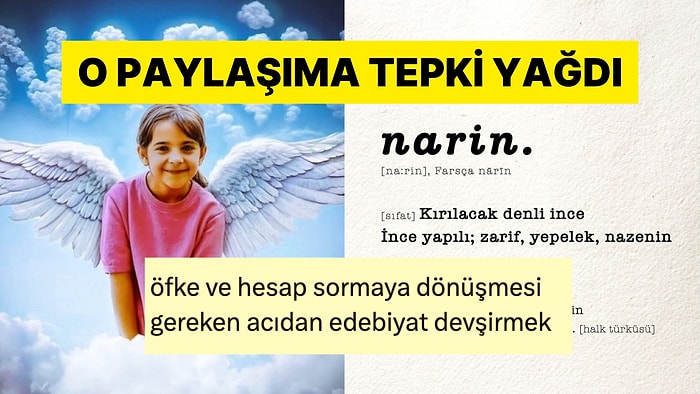 Ot Dergi'nin Narin'in Ardından Yaptığı Paylaşım Tepkilere Neden Oldu