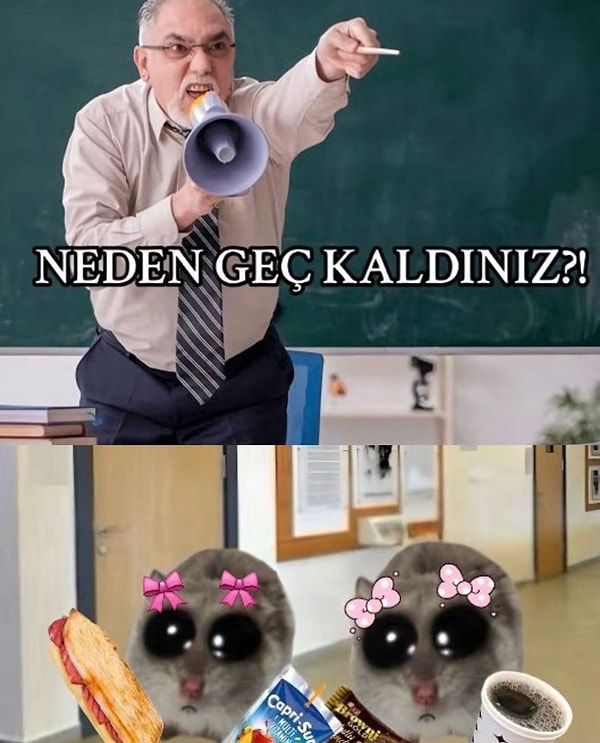 Tipik kantin dönüşü...