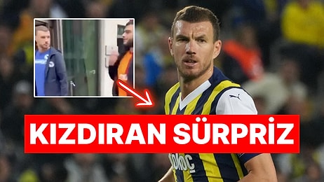 Fenerbahçe'nin Yıldızı Dzeko Kendisine Galatasaray Forması Gösterilince Sinirlendi!