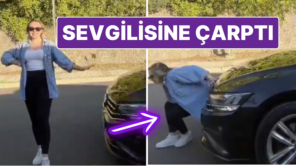 TikTok Akımı Kaza ile Sonuçlandı: "Ona Ne Kadar Güveniyorsun?" Akımında Sevgilisine Çarptı