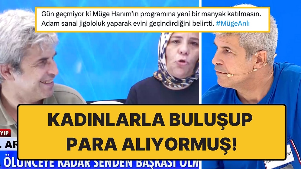 Müge Anlı'ya Çıkan Jigolo, Evden Kaçan Karısını Sevgilisiyle Aramaya Geldi