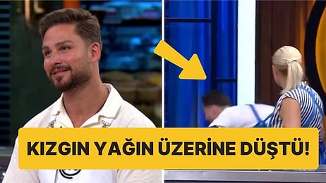 Feci Kaza! MasterChef'te Onur'un Yüzü ve Elleri Kızgın Yağla Yandı