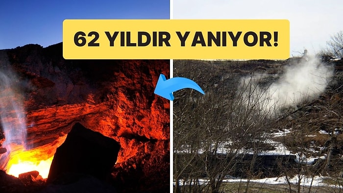 Yaklaşık 62 Yıldır Durmaksızın Yanan ve Terk Edilmiş Centralia Kasabası: 1962'den Beri Alevler İçinde!