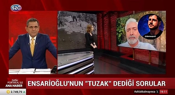 21. Narin'in öldürülmesinin ardından cinayete sebep olan konunun aile bağları olduğu ihtimaline yoğunlaşıldı. Olay sonrası "Aile yakınımızdır" diyen AKP Milletvekili Galip Ensarioğlu, Narin ile ilgili Sözcü Tv'ye konuştu. Sorulara "Tuzak" diyen AKP'li Vekile, Fatih Portakal fena çıkıştı.