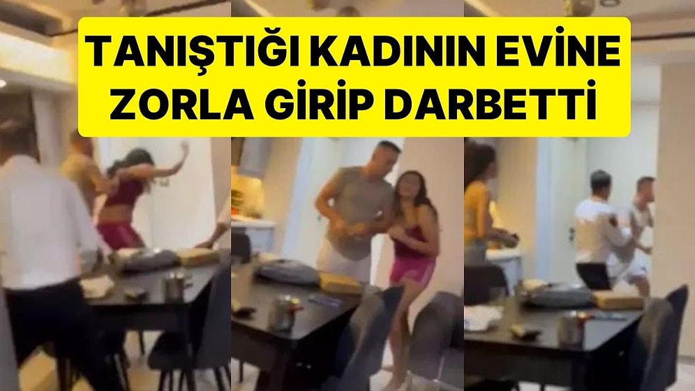 Görüntüler Esenyurt'tan: Sosyal Medyadan Tanıştığı Kadının Evine Zorla Girip Darbetti