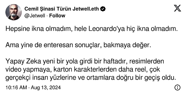 Türk kullanıcılardan bazıları fikirlerini belirtmekten geri kalmadı.