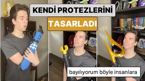 Bir Kolunu Kaybettikten Sonra Tasarladığı Protezlerle Lego'dan Doctor Who'ya İstediği Evrene Işınlanan Genç