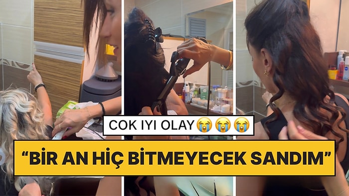 5 Kardeş Olan Kadınların Düğün Günü Birbirlerine Maşa Yaptığı Anlar Güldürdü