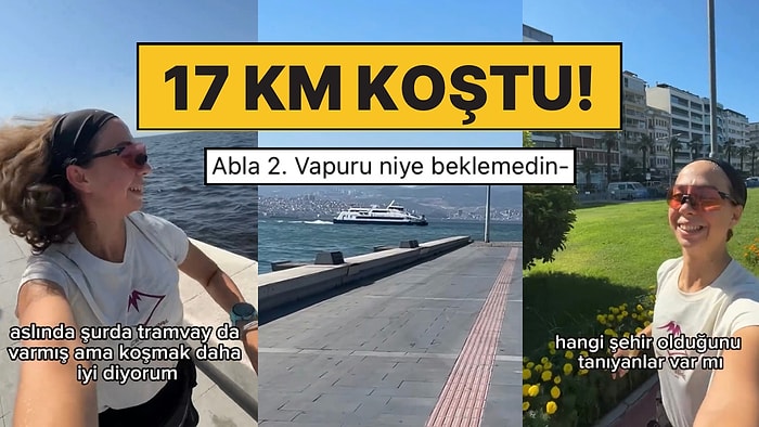 Vapuru Kaçırınca Karşıya Koşarak Geçen Kadını İzlerken Biz Yorulduk!