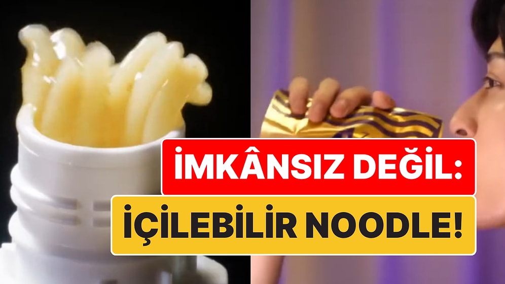 İmkânsız Değil: Türkiye'de de Sevilen Noodle'ın İçilebilir Versiyonu Çıkıyor!