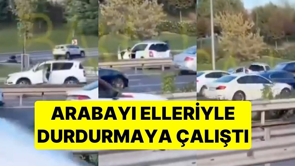 Geri Geri Giden Arabayı Eliyle Tutmaya Çalışan Kadına Araba Çarptı