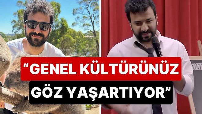 Koala ile Fotoğraf Paylaşan Komedyen Hasan Can Kaya, Maymunla Poz Verdiğini Sanan Muhabirle Fena Alay Etti