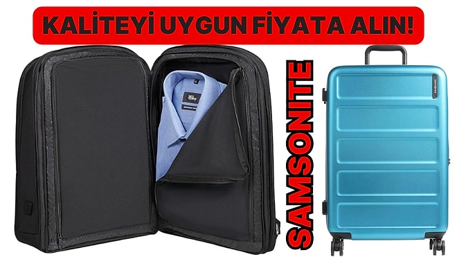 A101'e Gelsin Diye Beklediğimiz En İyi Valiz Markalarının İçinde Yer Alan Samsonite Valiz Modelleri