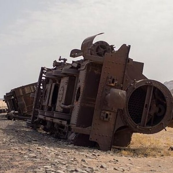 Bugün bu tren Suudi Arabistan tarafından Osmanlı'ya karşı alınan zaferin sembolü olarak sergileniyor.