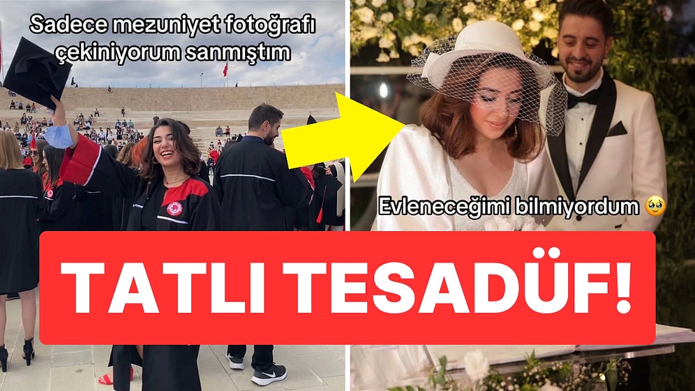 Aşk Tesadüfleri Sever: Mezuniyet Fotoğrafında Kocasıyla Karşılaşan Kadın Gözlerden Kalp Fışkırttı