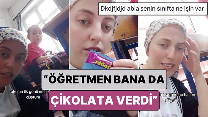 Okula Başlayan Çocuğu Eve Göndermeyince Gizlice Sınıfta Oturan Anne Yaşadığı Zor Anları Paylaştı